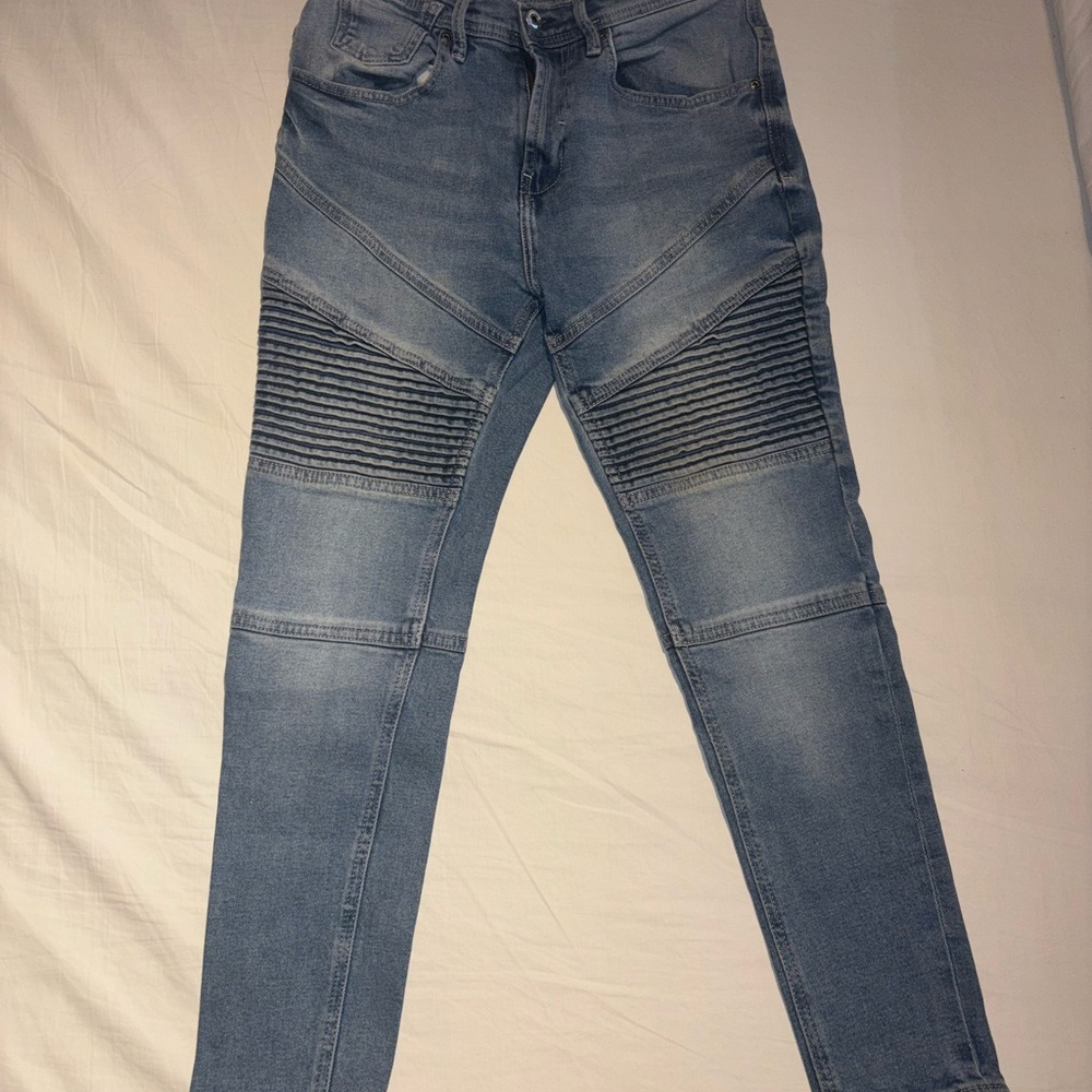 Zara Light Blue Skinny Jeans for Men